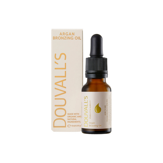 Organic Argan Bronzing Oil 15ml | Natural Moisturising Bronzer for a Healthy Glow