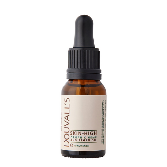 Skin-High Hemp and Argan Oil 15ml - Ultimate Elixir for Stronger, Glowing Skin | 100% Organic, Plant-Based Formula