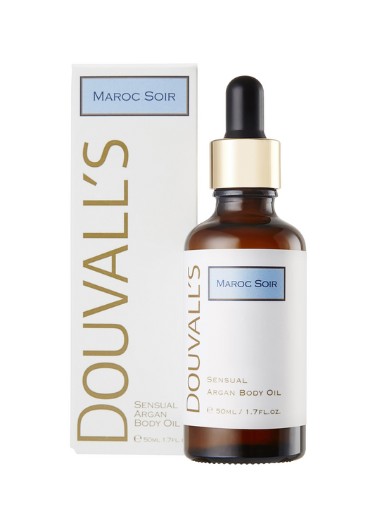 Organic Sensual Scented Argan Body Oil 50ml | Hydrating & Revitalizing with Pure Essential Oils by Douvall's