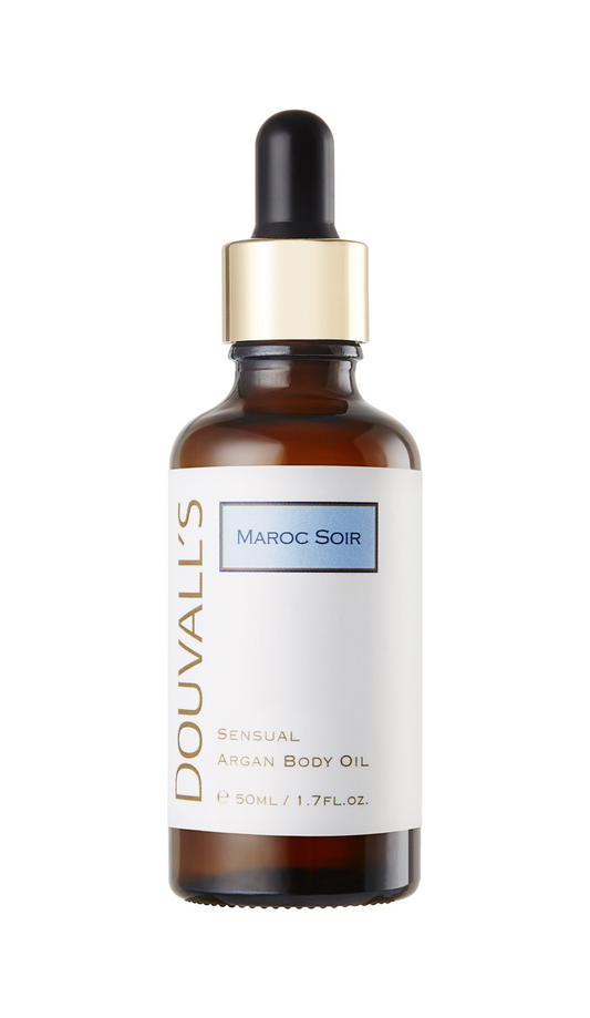 Organic Sensual Scented Argan Body Oil 50ml | Hydrating & Revitalizing with Pure Essential Oils by Douvall's